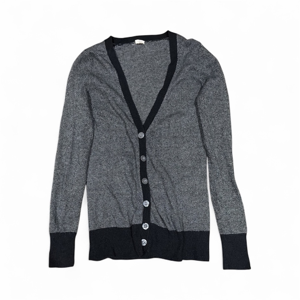 J.CREW Cashmere-Blend Cardigan Sweater